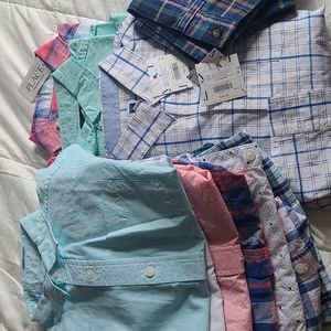 Boys summer shirts & shorts size M 7/8
